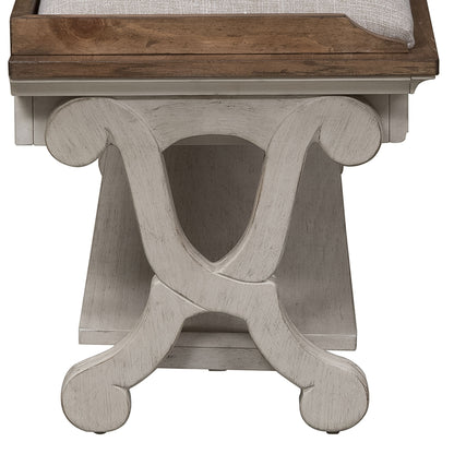Farmhouse Reimagined - Bed Bench - White - Hornell Furniture Outlet