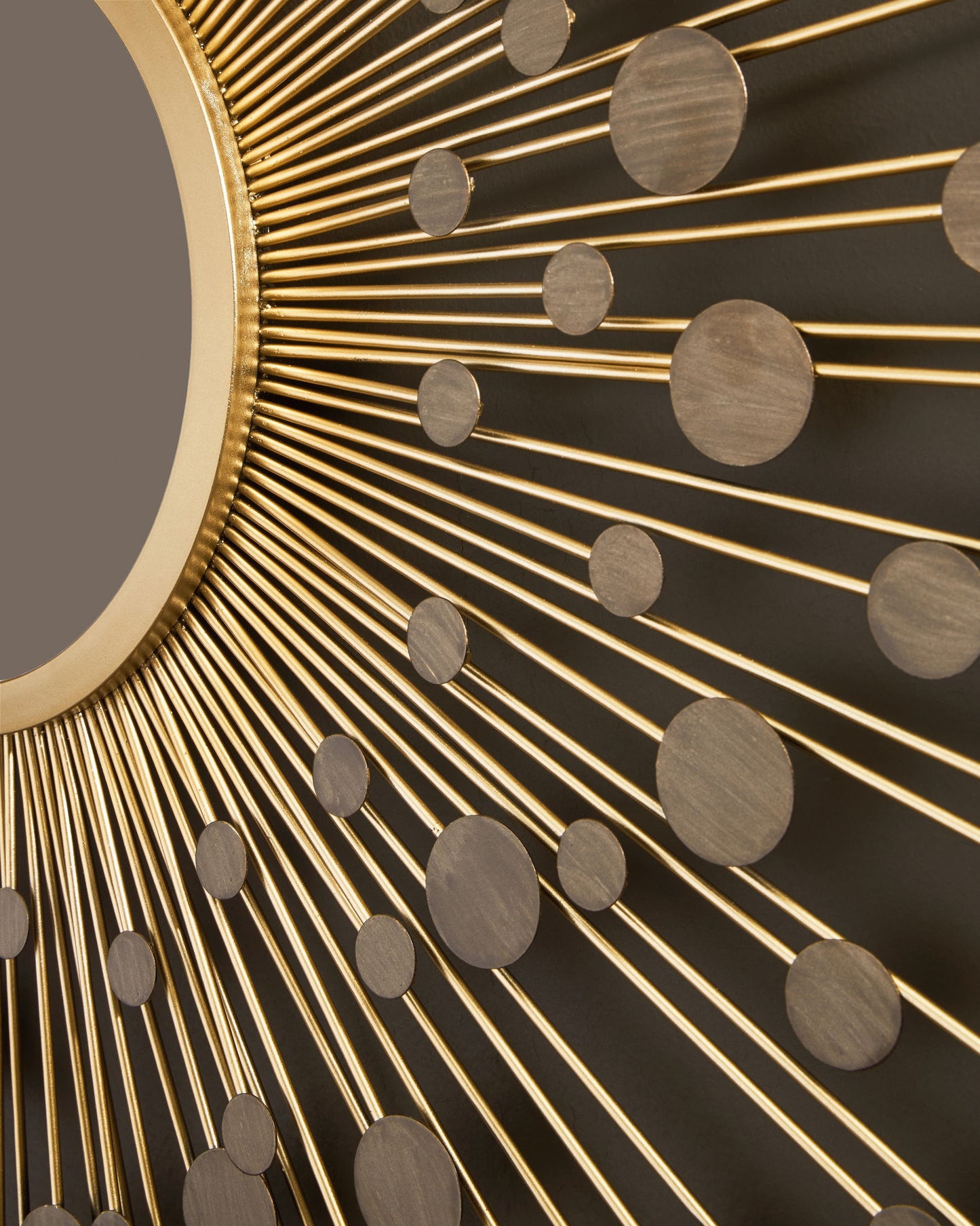 Morwenna - Bronze / Gold Finish - Accent Mirror - Hornell Furniture Outlet