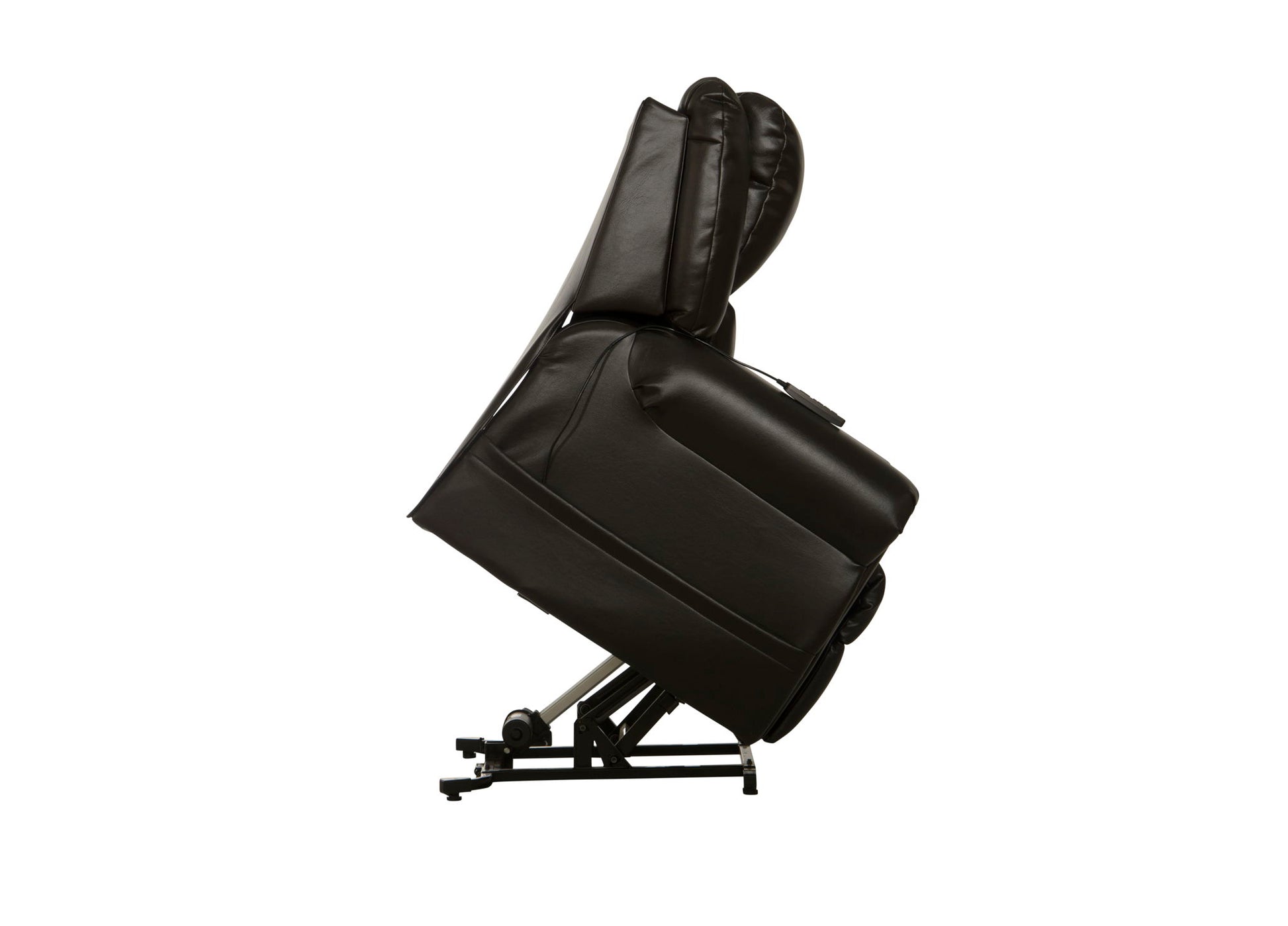 Cosset - Power Lift With Power Headrest / Layflat / Heat / Massage - Espresso - Hornell Furniture Outlet