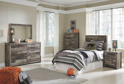 Derekson - Headboard With Bed Frame - Hornell Furniture Outlet