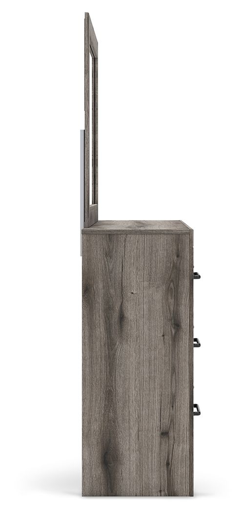 Graystorm - Brown Gray - Dresser And Mirror - Hornell Furniture Outlet