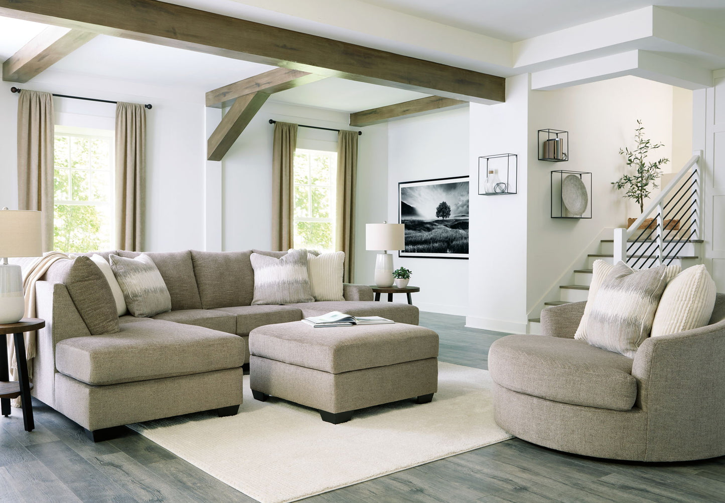 Creswell - Sectional Set - Hornell Furniture Outlet