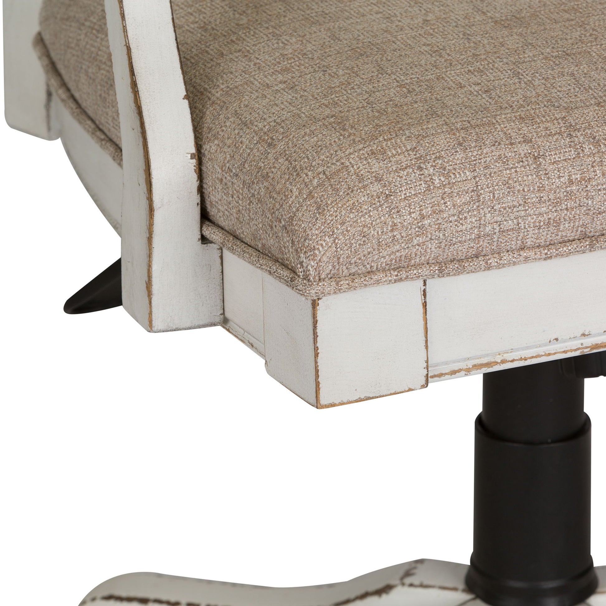 Magnolia Manor - Jr Executive Desk Chair - White - Hornell Furniture Outlet