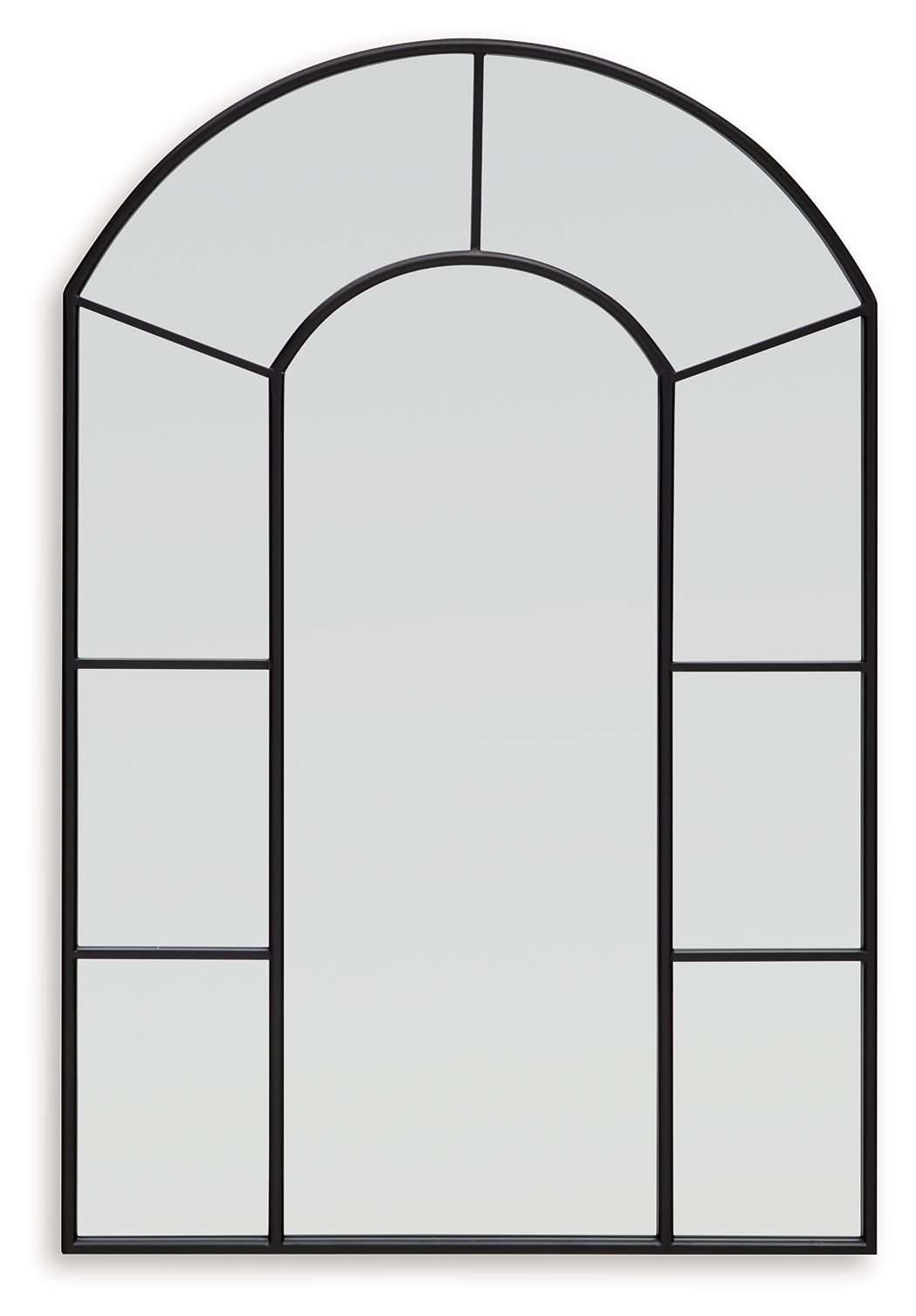Evengton - Black - Accent Mirror - Hornell Furniture Outlet