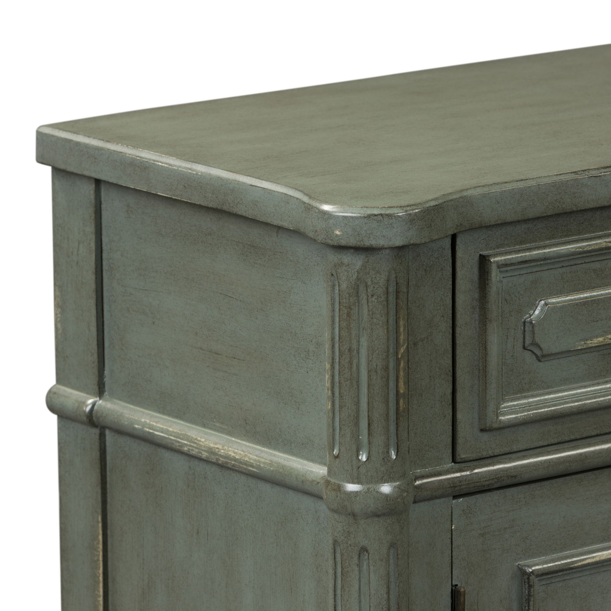 Madison Park - 1 Drawer 2 Door Accent Cabinet - Dark Gray - Hornell Furniture Outlet