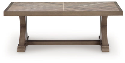Laguna Heights - Rectangular Cocktail Table - Beige - Hornell Furniture Outlet