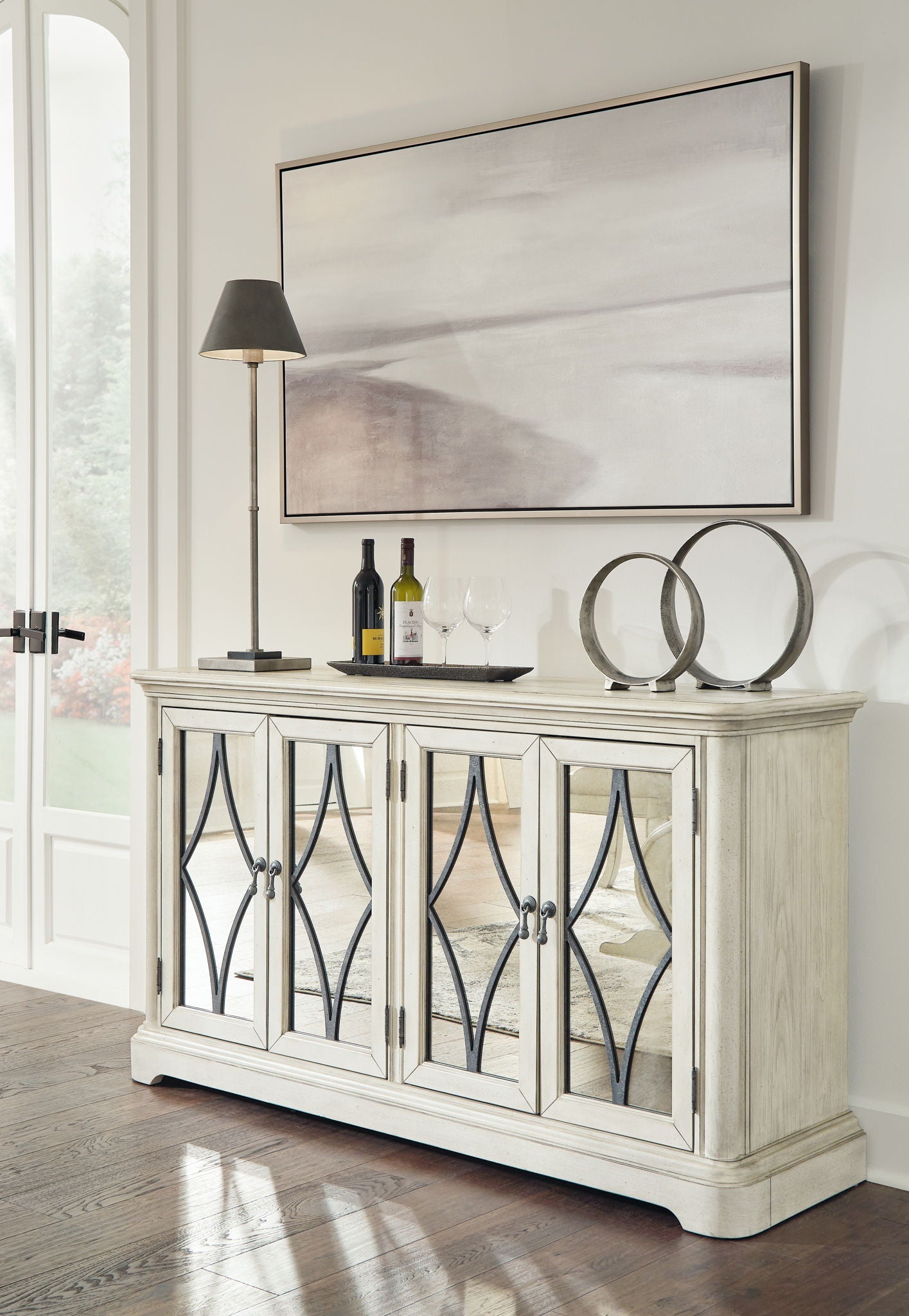Arlendyne - Antique White - Dining Room Server - Hornell Furniture Outlet