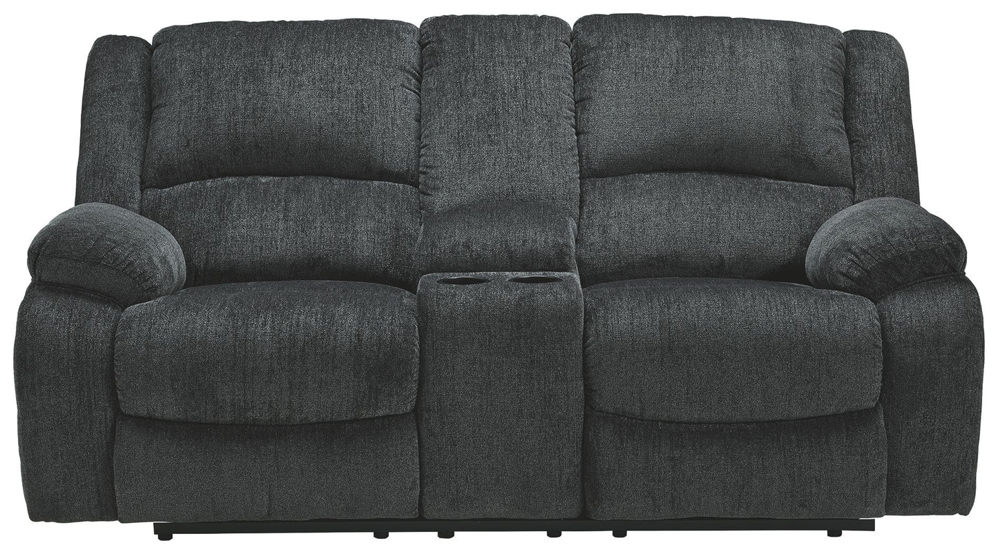 Draycoll - Reclining Loveseat - Hornell Furniture Outlet