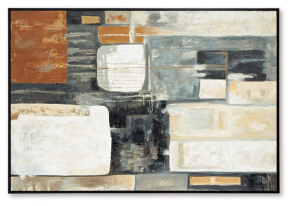 Howford - Brown / Black / Gray - Wall Art - Hornell Furniture Outlet