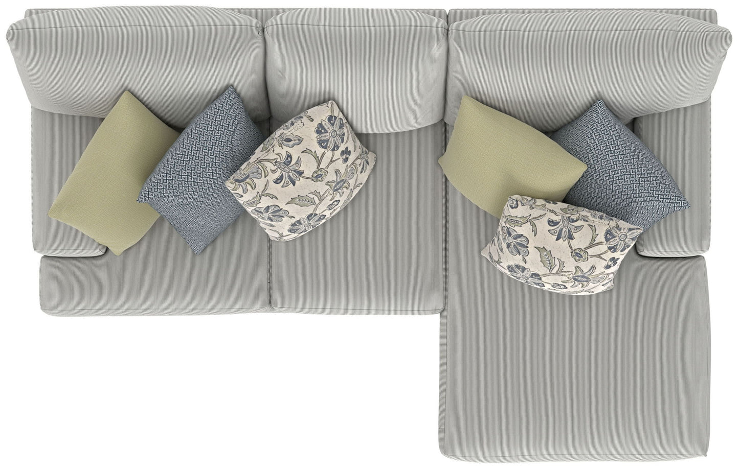 Stockbridge - Sectional With Comfort Coil Seating And 9 Accent Pillows Included - Hornell Furniture Outlet