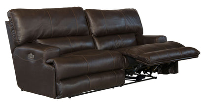 Wembley - Power Headrest With Lumbar Lay Flat Reclining Sofa - Hornell Furniture Outlet