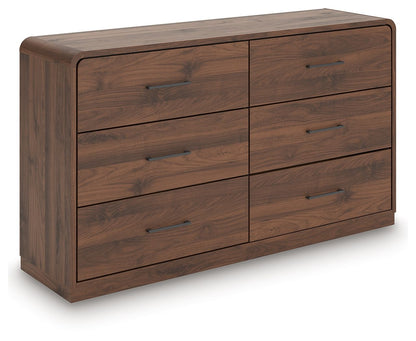 Fortlorn - Walnut Brown - Dresser - Hornell Furniture Outlet