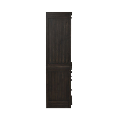 Harvest Home - 2 Piece Hutch & Cabinet Set - Black - Hornell Furniture Outlet