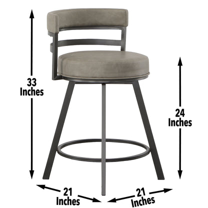 Gene - Swivel Bar Stool - Hornell Furniture Outlet