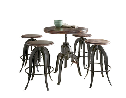 Sparrow - Dining Set With Round Counter Table - Hornell Furniture Outlet