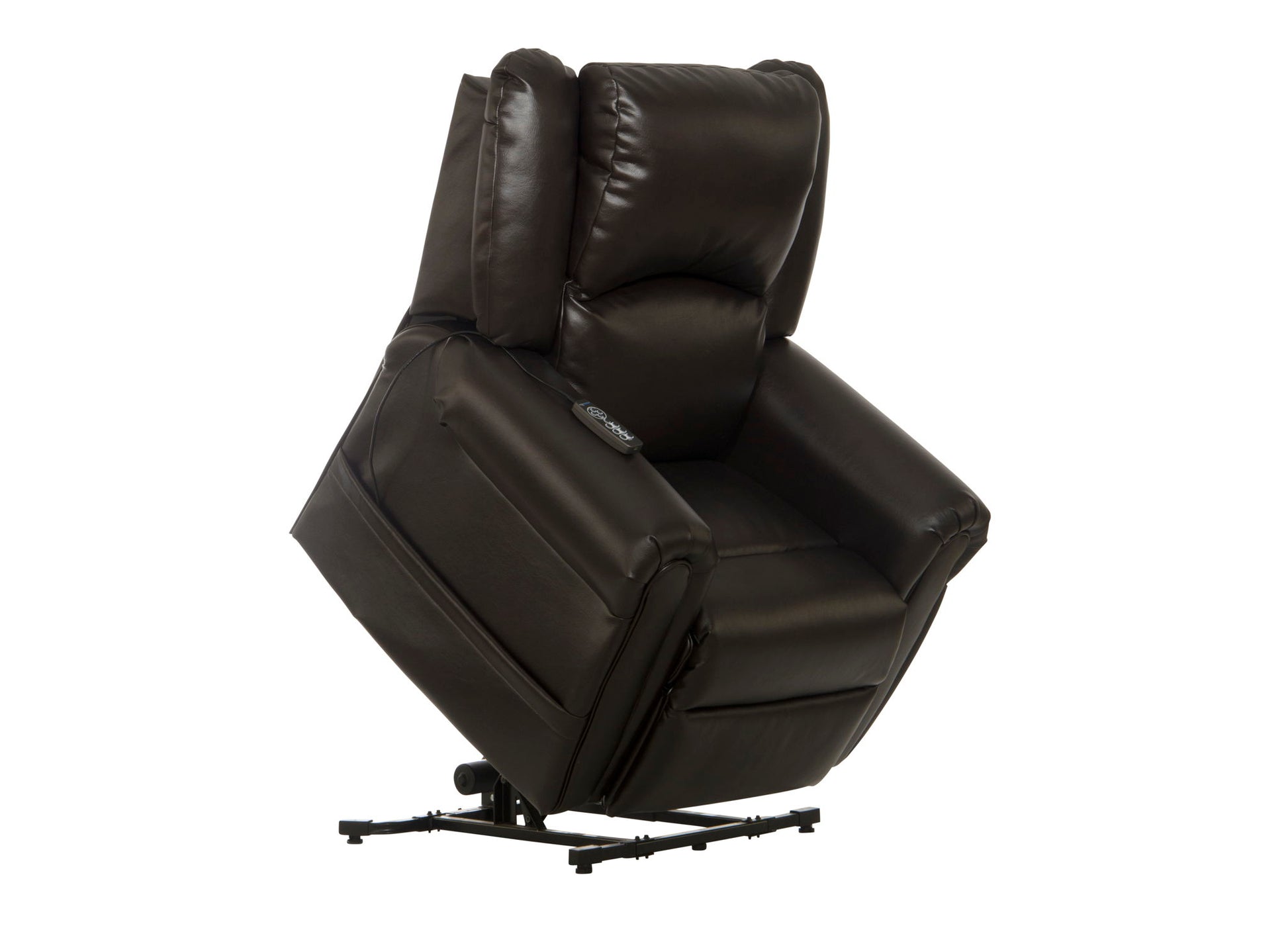 Cosset - Power Lift With Power Headrest / Layflat / Heat / Massage - Espresso - Hornell Furniture Outlet
