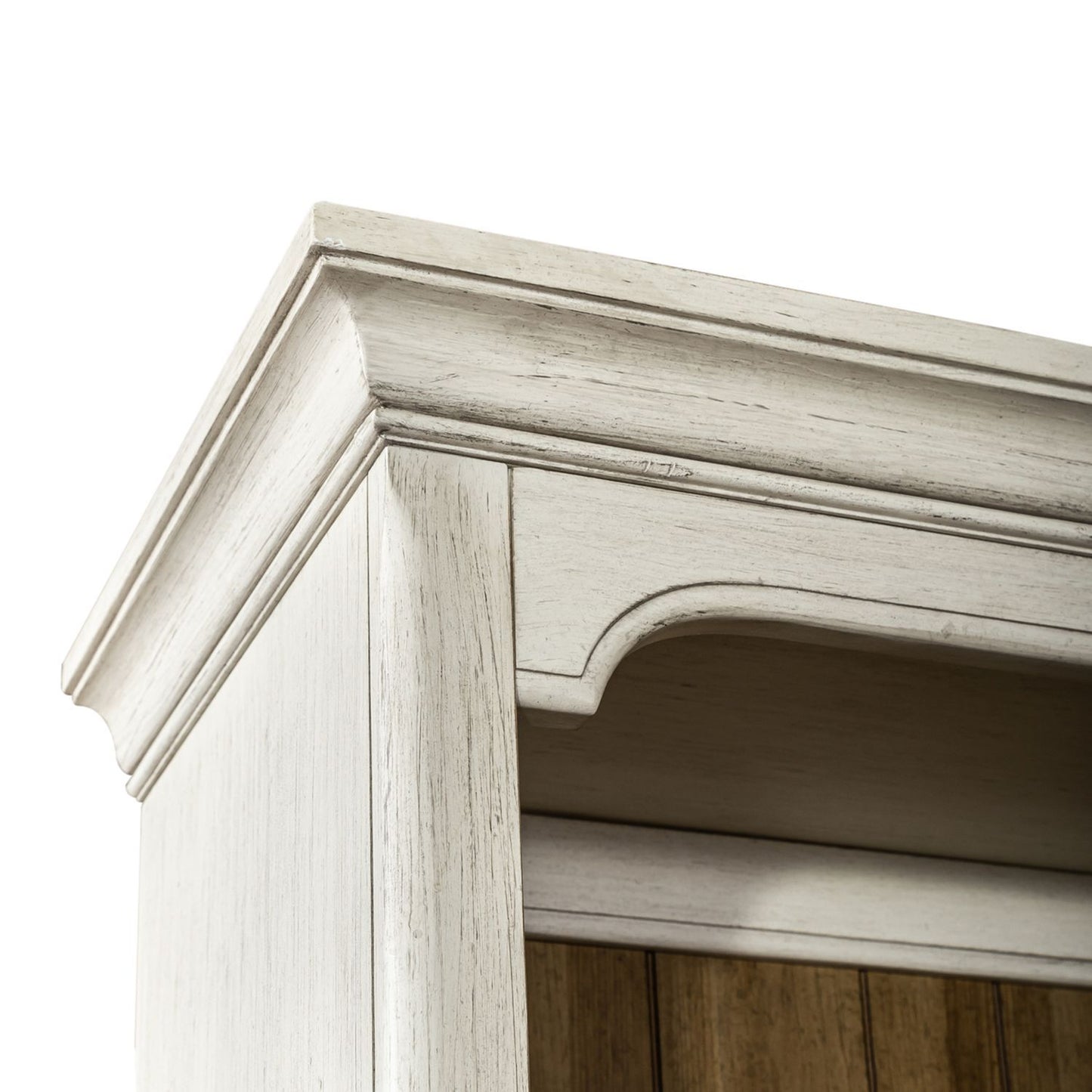 Farmhouse Reimagined - Entertainment Hutch - White - Hornell Furniture Outlet