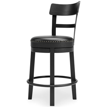 Valebeck - Full Back Swivel Stool - Hornell Furniture Outlet