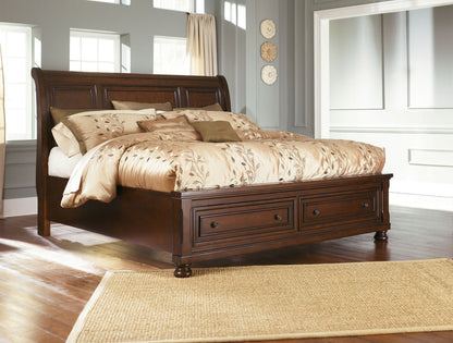 Porter - Sleigh Bedroom Set - Hornell Furniture Outlet