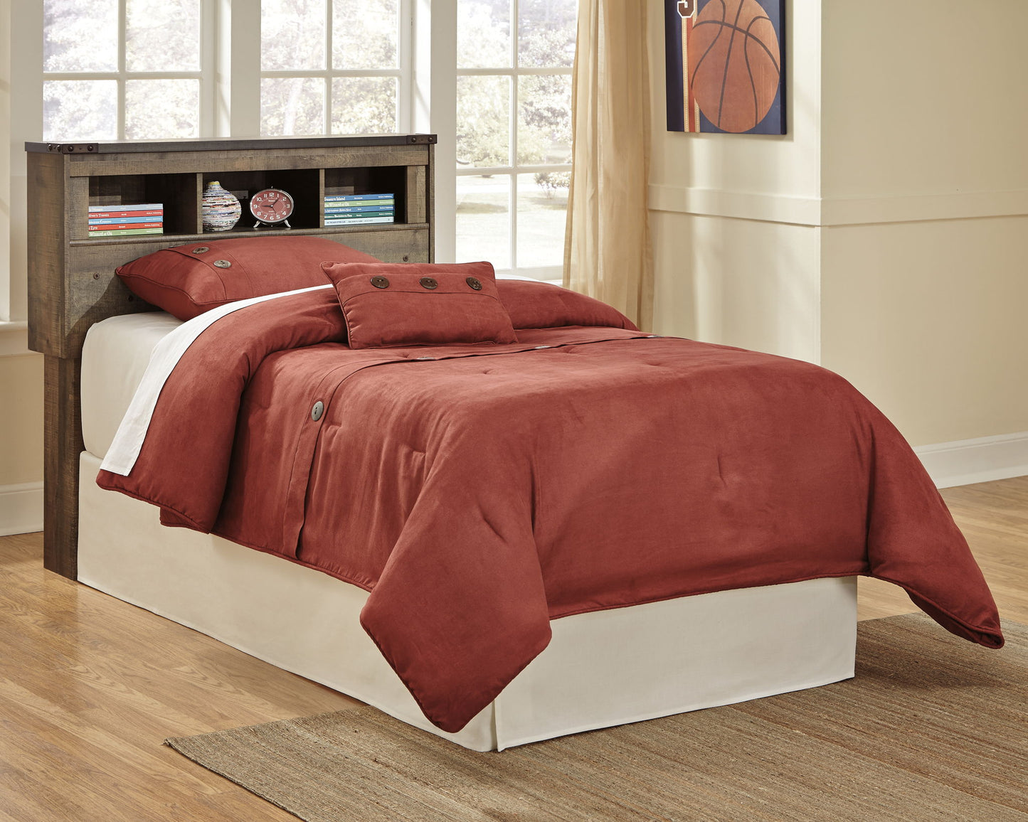 Trinell - Youth Bookcase Headboard - Hornell Furniture Outlet