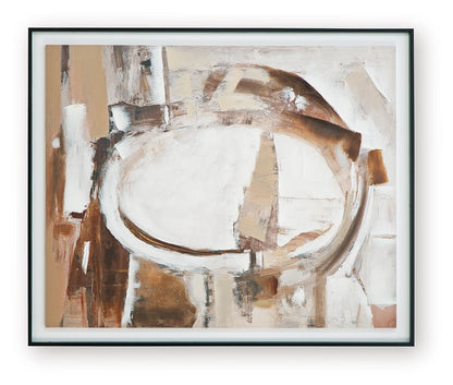 Bradlow - Wall Art - Brown / White / Black - Hornell Furniture Outlet
