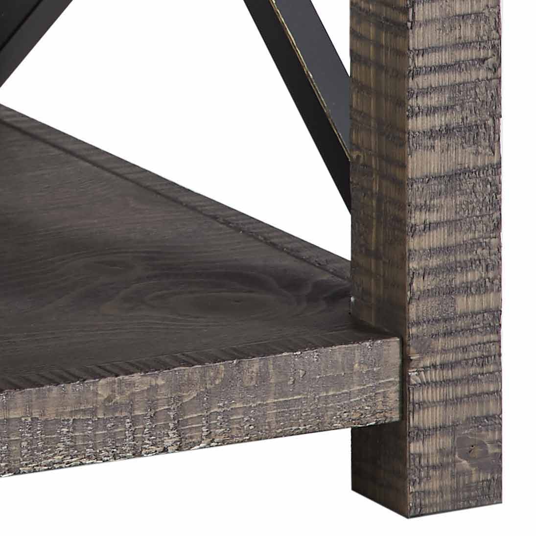 Dexter - Square End Table - Brown - Hornell Furniture Outlet