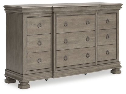 Lexorne - Sleigh Bedroom Set - Hornell Furniture Outlet