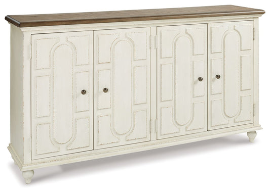 Roranville - Accent Cabinet - Antique White - Hornell Furniture Outlet
