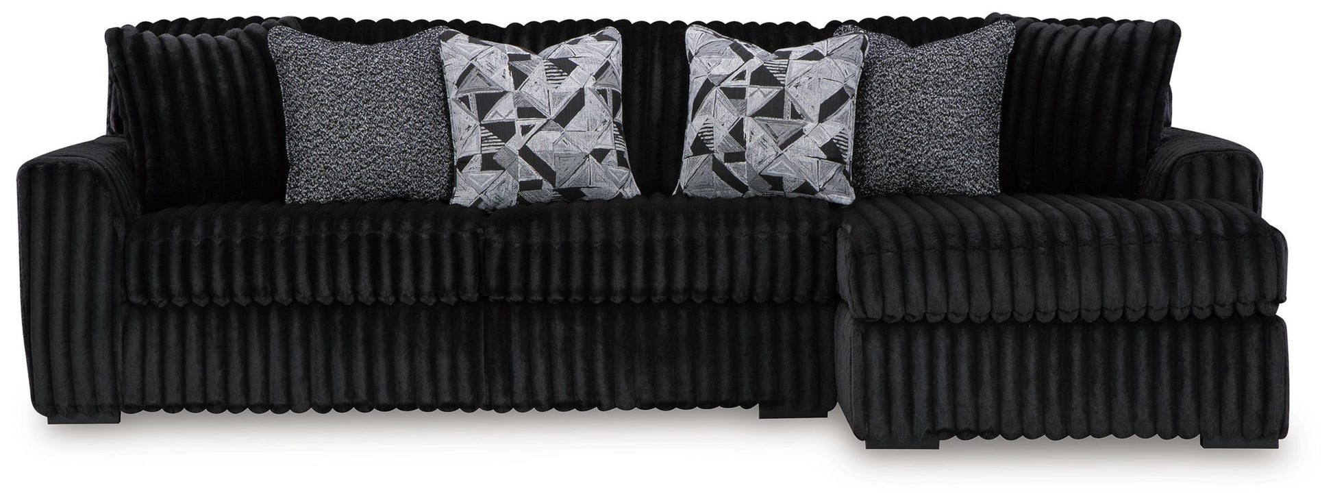Midnight - Madness - Sectional Set - Hornell Furniture Outlet