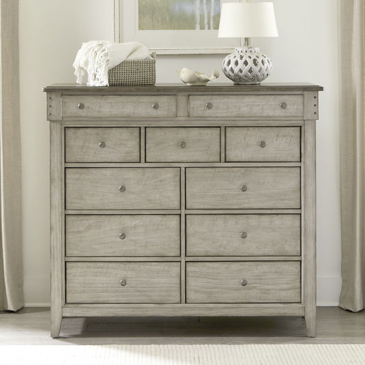 Ivy Hollow - 11 Drawer Chesser - White - Hornell Furniture Outlet