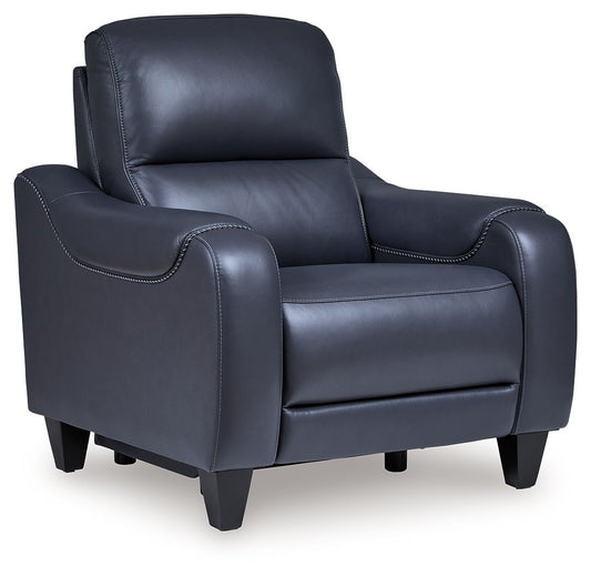 Mercomatic - Power Recliner With Adj Headrest - Hornell Furniture Outlet