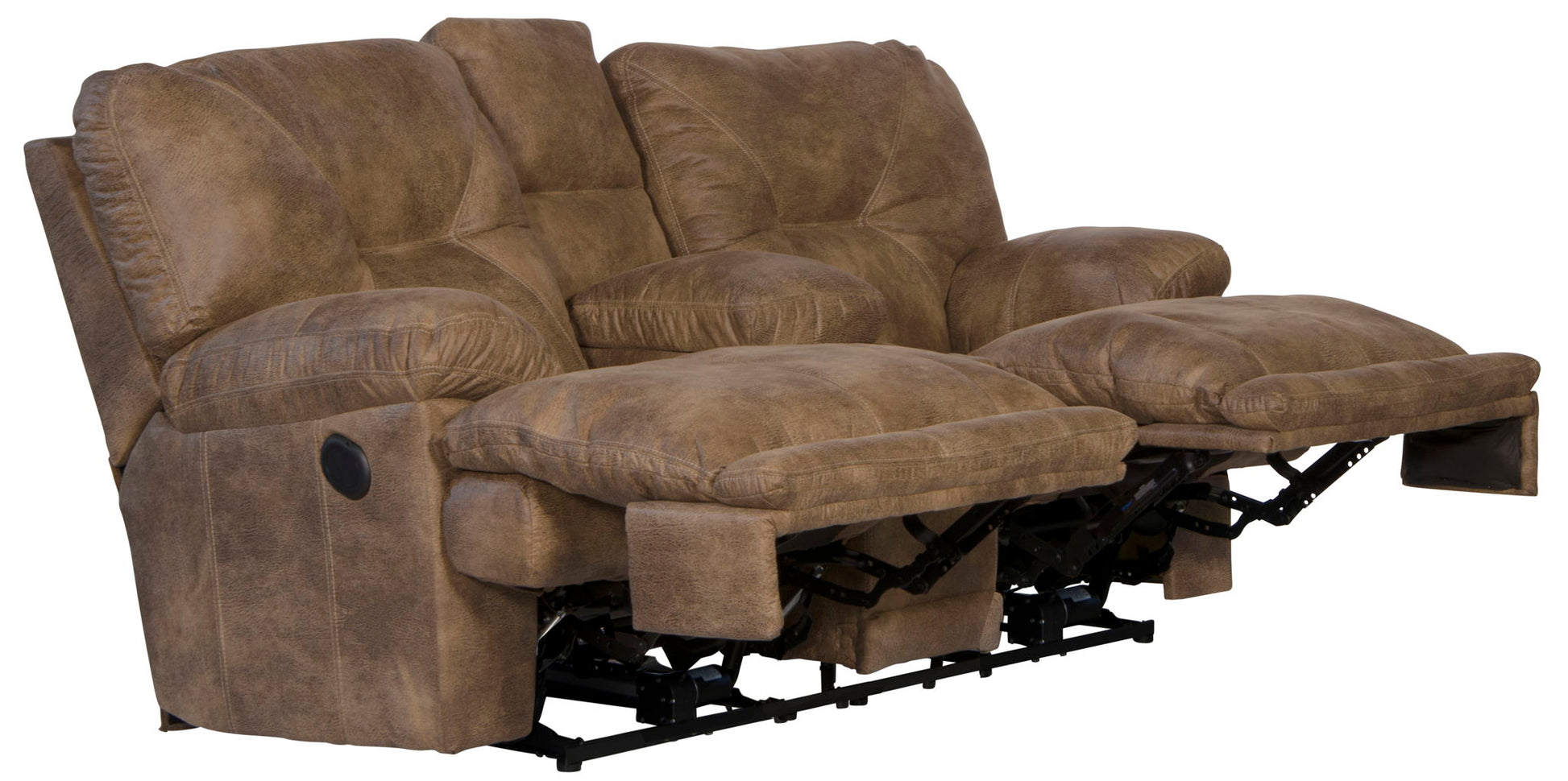 Voyager - Lay Flat Console Reclining Loveseat - Hornell Furniture Outlet