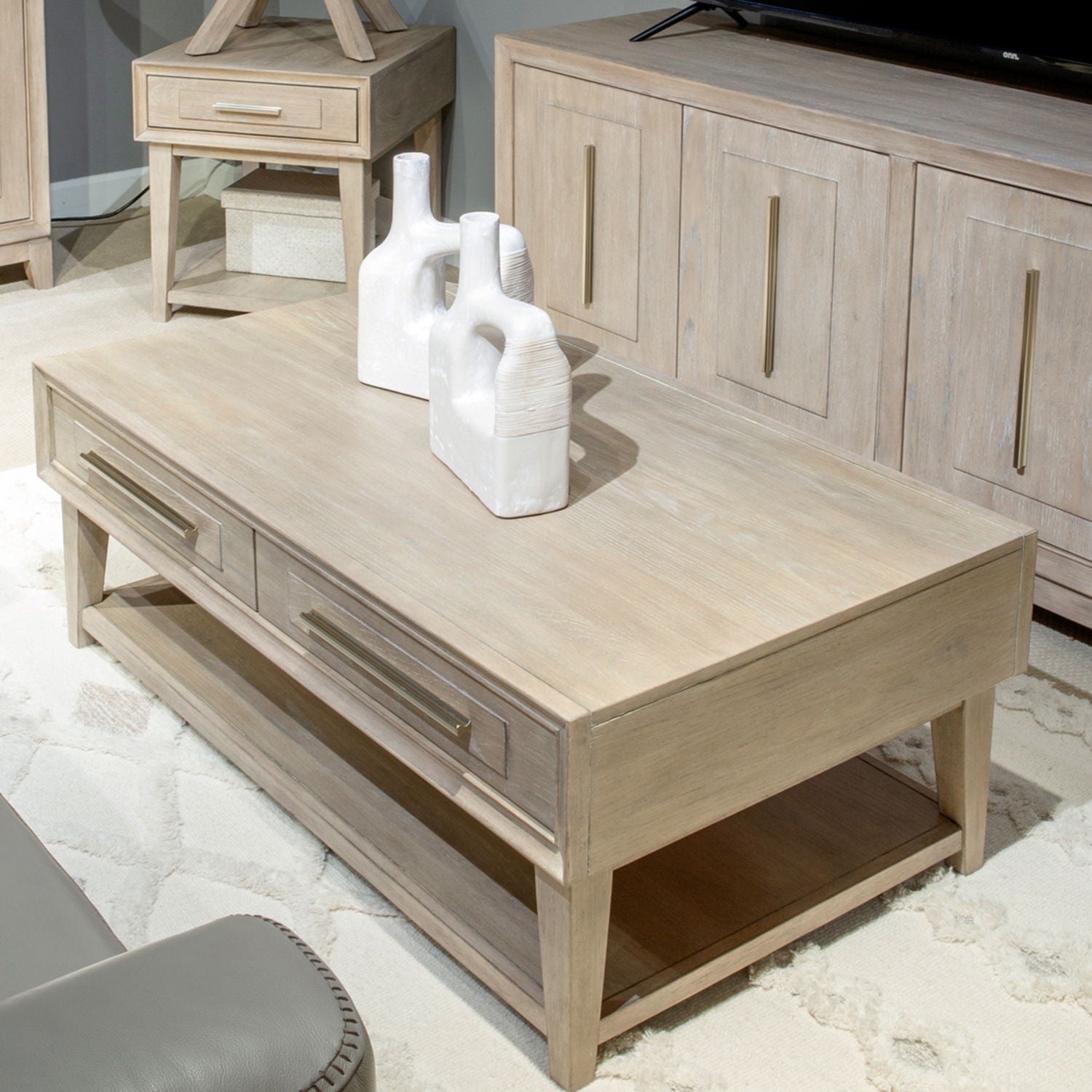 Brentwood - 3 Piece Set - Sandstone - Hornell Furniture Outlet
