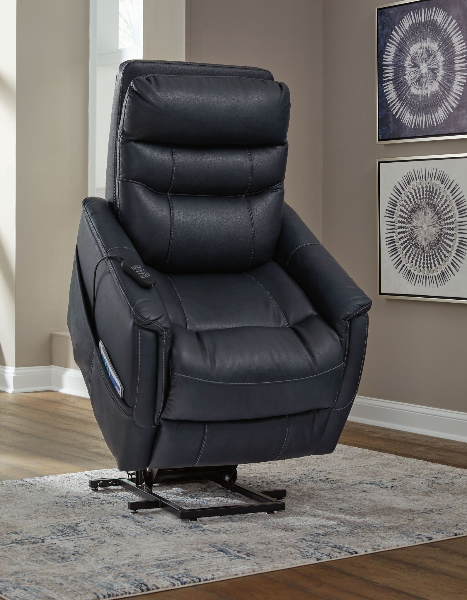 Strawbill - Power Lift Recliner - Hornell Furniture Outlet