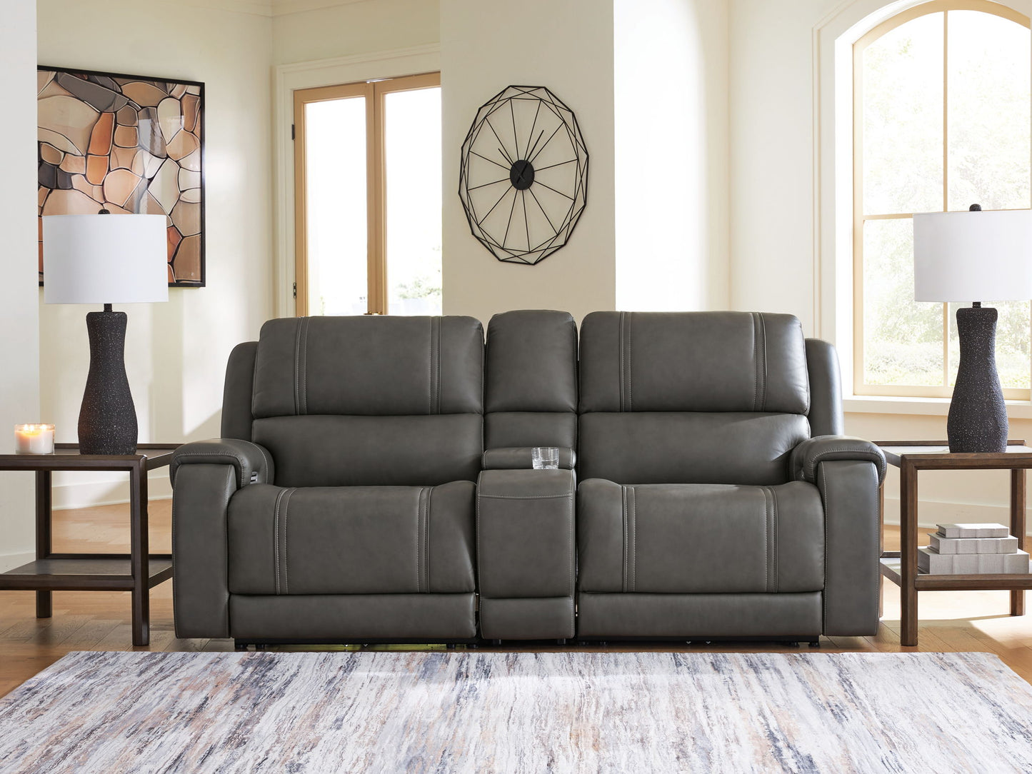 5Z - Pittson - Power Reclining Sectional - Hornell Furniture Outlet