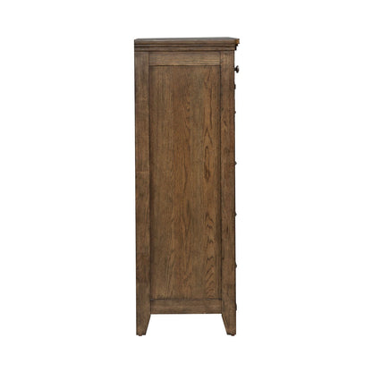 Carolina Park - 5 Drawer Chest - Brown - Hornell Furniture Outlet