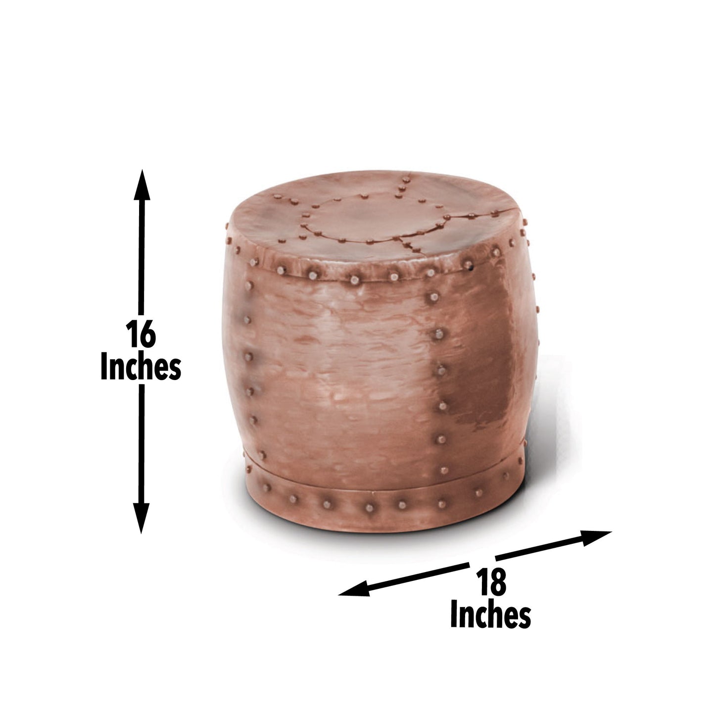Cooper - Round End Table - Light Brown - Hornell Furniture Outlet