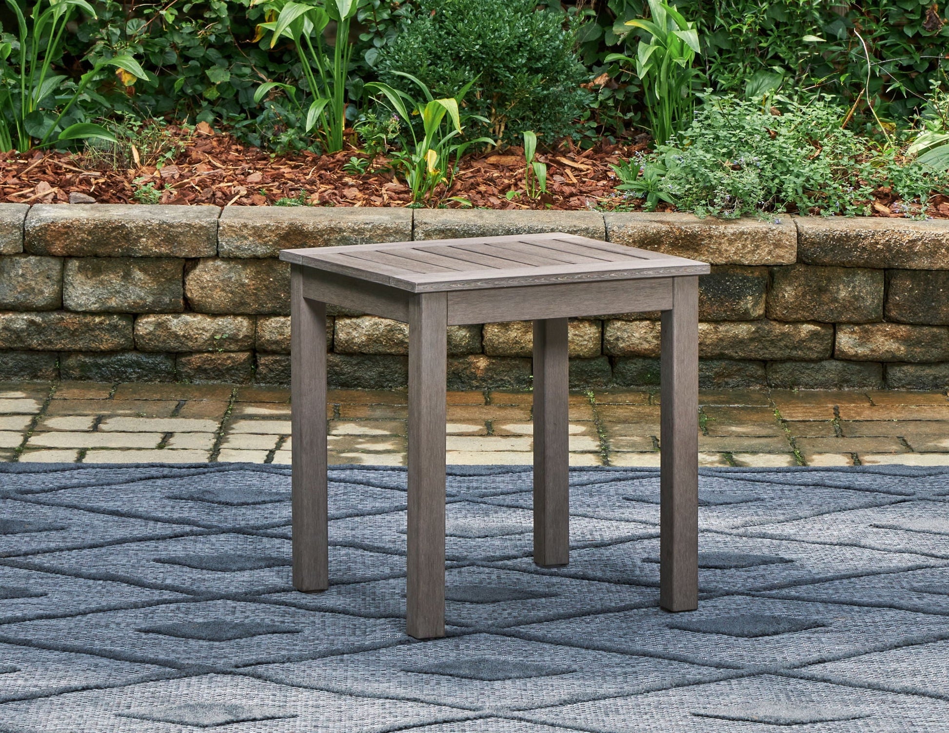 Hillside Barn - Brown - Square End Table - Hornell Furniture Outlet