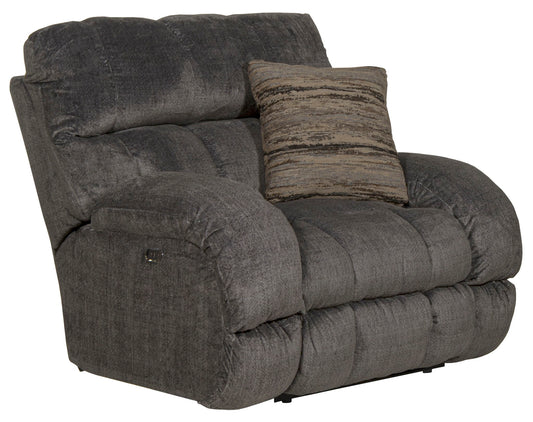 Ashland - Power Lay Flat Recliner - Hornell Furniture Outlet