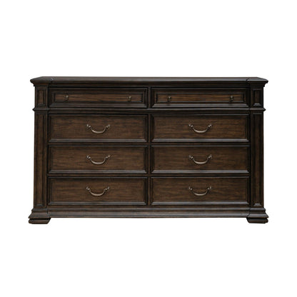 Provence Park - 8 Drawer Dresser - Brown - Hornell Furniture Outlet