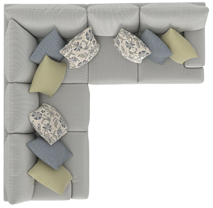 Stockbridge - Sectional With Comfort Coil Seating And 9 Accent Pillows Included - Hornell Furniture Outlet