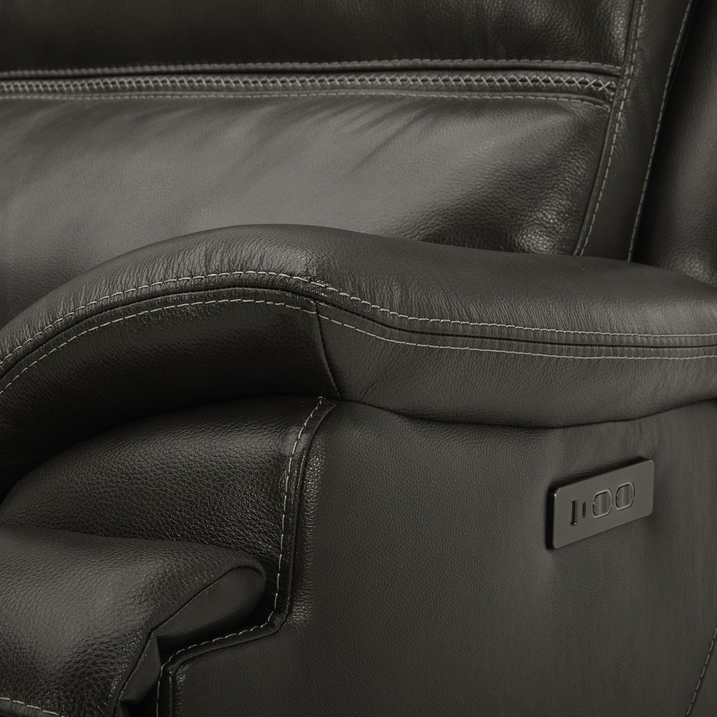 Bentley - Sofa P2 & ZG - Graphite - Hornell Furniture Outlet