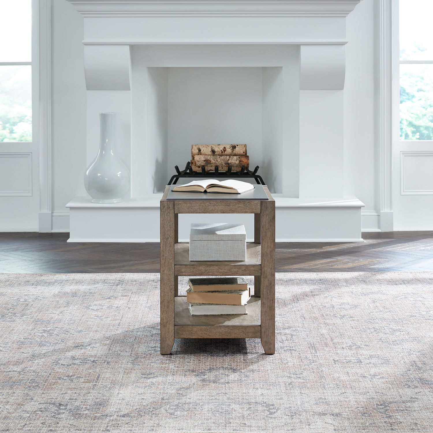 Millstone - Chairside Table - Light Brown - Hornell Furniture Outlet