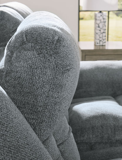 Tip - off - Power Reclining Sofa With Adj Headrest - Hornell Furniture Outlet