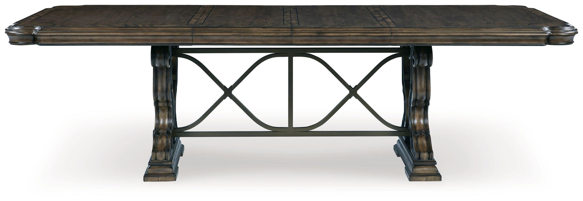 Maylee - Dark Brown - Dining Extension Table - Hornell Furniture Outlet