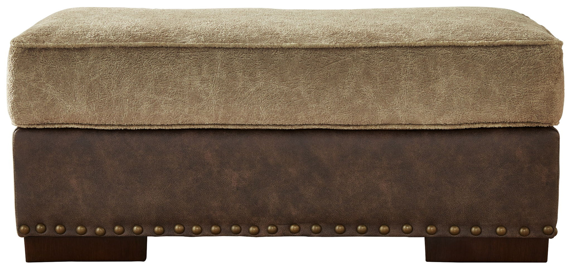 Alesbury - Chocolate - Ottoman - Hornell Furniture Outlet
