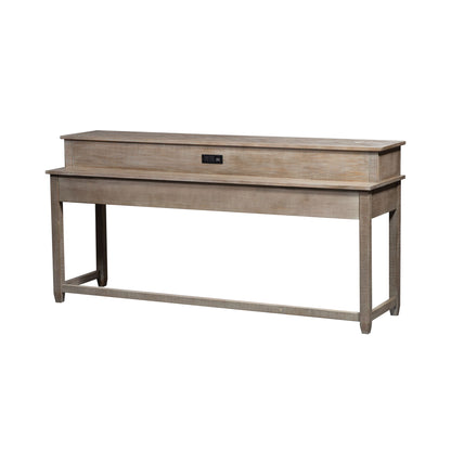 Parkland Falls - Console Bar Table - Light Brown - Hornell Furniture Outlet