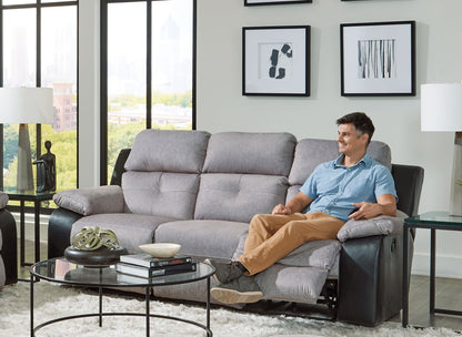 Felix - Sofa With 3 Recliners & Drop Down Table - Hornell Furniture Outlet