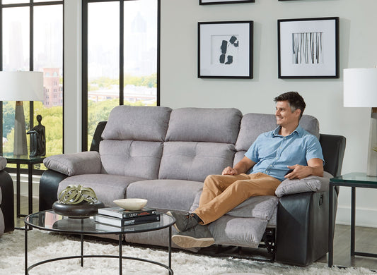 Felix - Sofa With 3 Recliners & Drop Down Table - Hornell Furniture Outlet