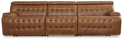 Temmpton - Power Reclining Sectional - Hornell Furniture Outlet
